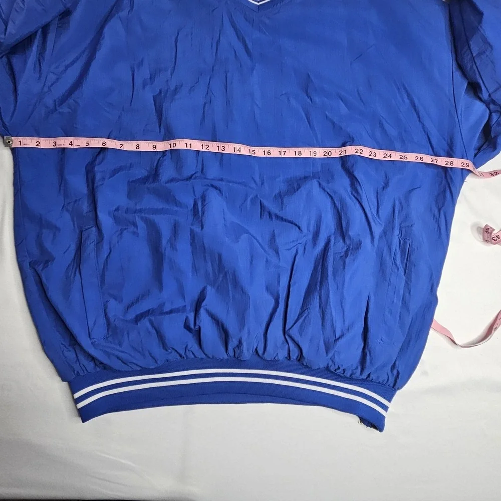 Vintage Russell Athletic Windbreaker Jacket Mens Extra Large 90s V-Neck Pullover